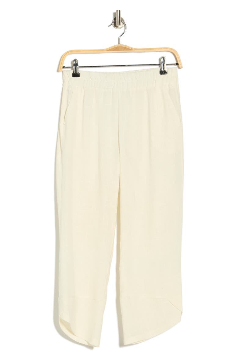 Pull-On Capri Pants, Alternate, color, OFF WHITE