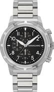 FERRAGAMO Sport Chronograph Bracelet Watch, 44mm