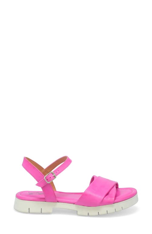 Miz Mooz Caylee Lug Sole Sandal In Fuchsia