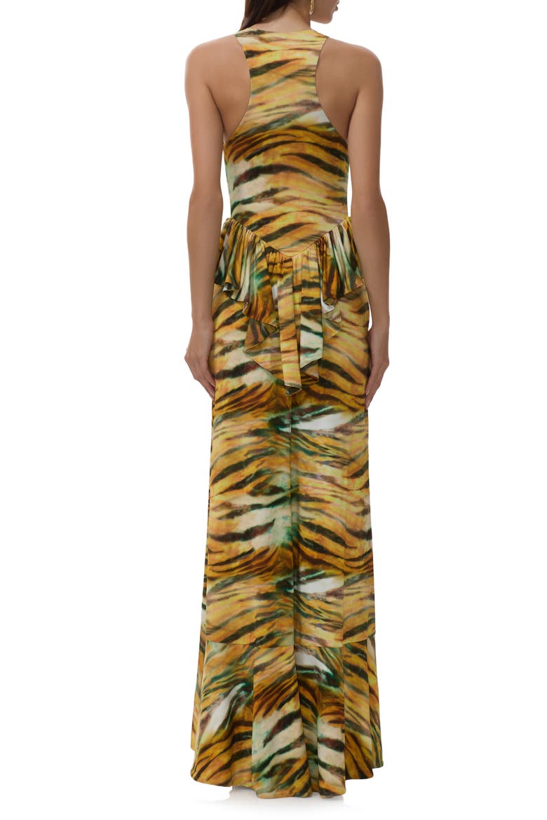 Bovina Tiger Print Sleeveless Dress, Alternate, color, CITRON TIGER