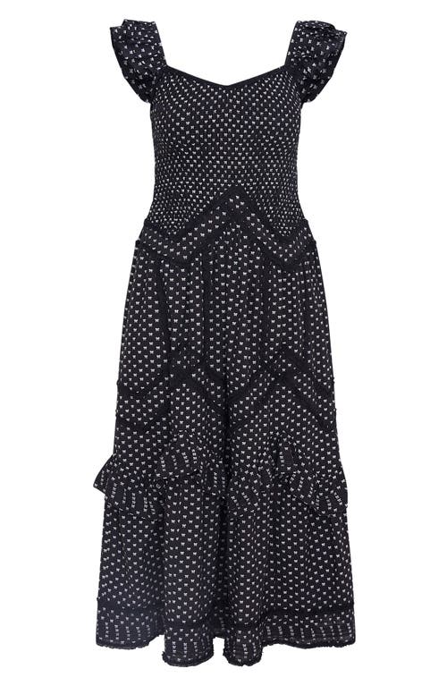Loveshackfancy Short Dresses In Midnight Snowfall