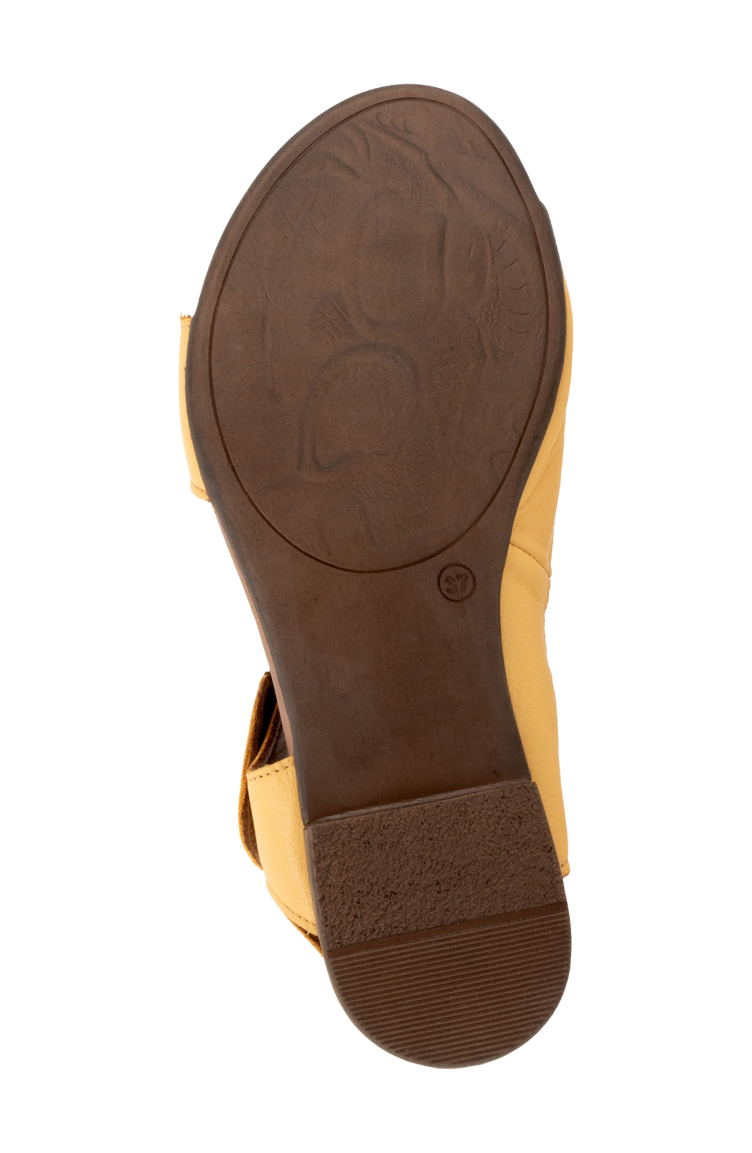 Bueno Tessie Toe Loop Sandal, Alternate, color, Mustard
