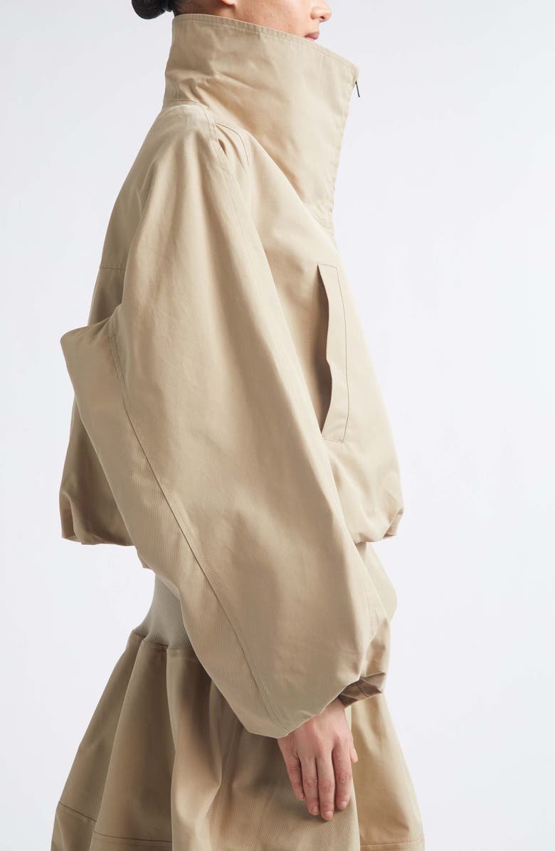 MELITTA BAUMEISTER Round Up Cotton & Nylon Twill Bubble Hem Jacket, Alternate, color,
