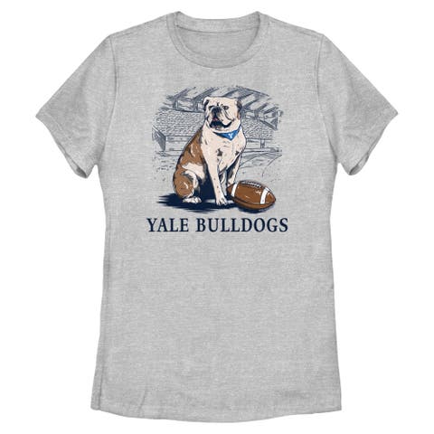 Women's Yale University Handsome Dan Football  Graphic T-Shirt