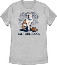 Yale University Women's Yale University Handsome Dan Football  Graphic T-Shirt