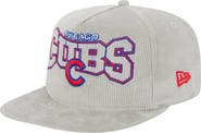 New Era Men's New Era Gray Chicago Cubs Corduroy Golfer Snapback Hat