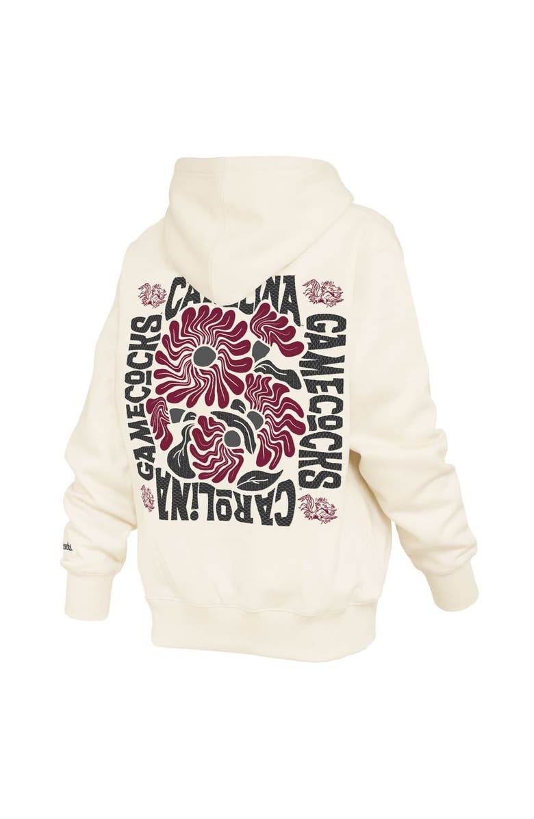 PRESSBOX Women's Pressbox  Cream South Carolina Gamecocks Elena Janise Hoodie, Alternate, color, Cream