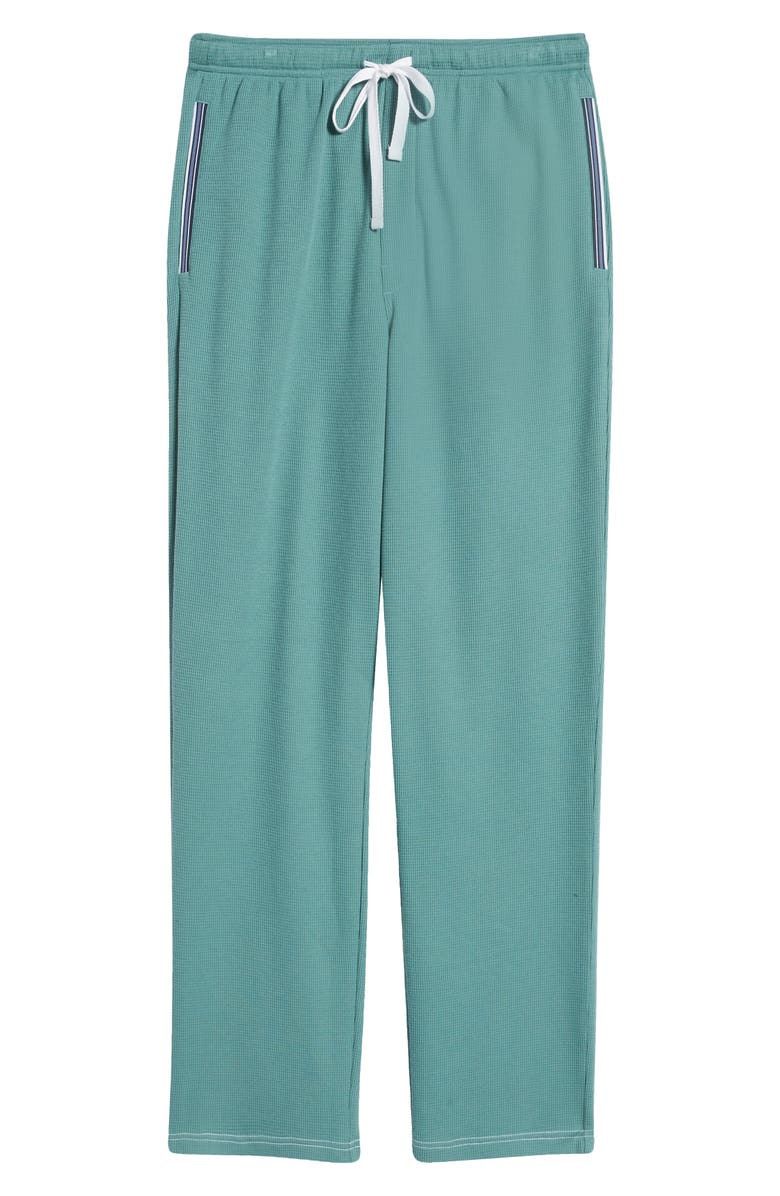 Majestic International Waffle Stitch Lounge Pants, Alternate, color, 