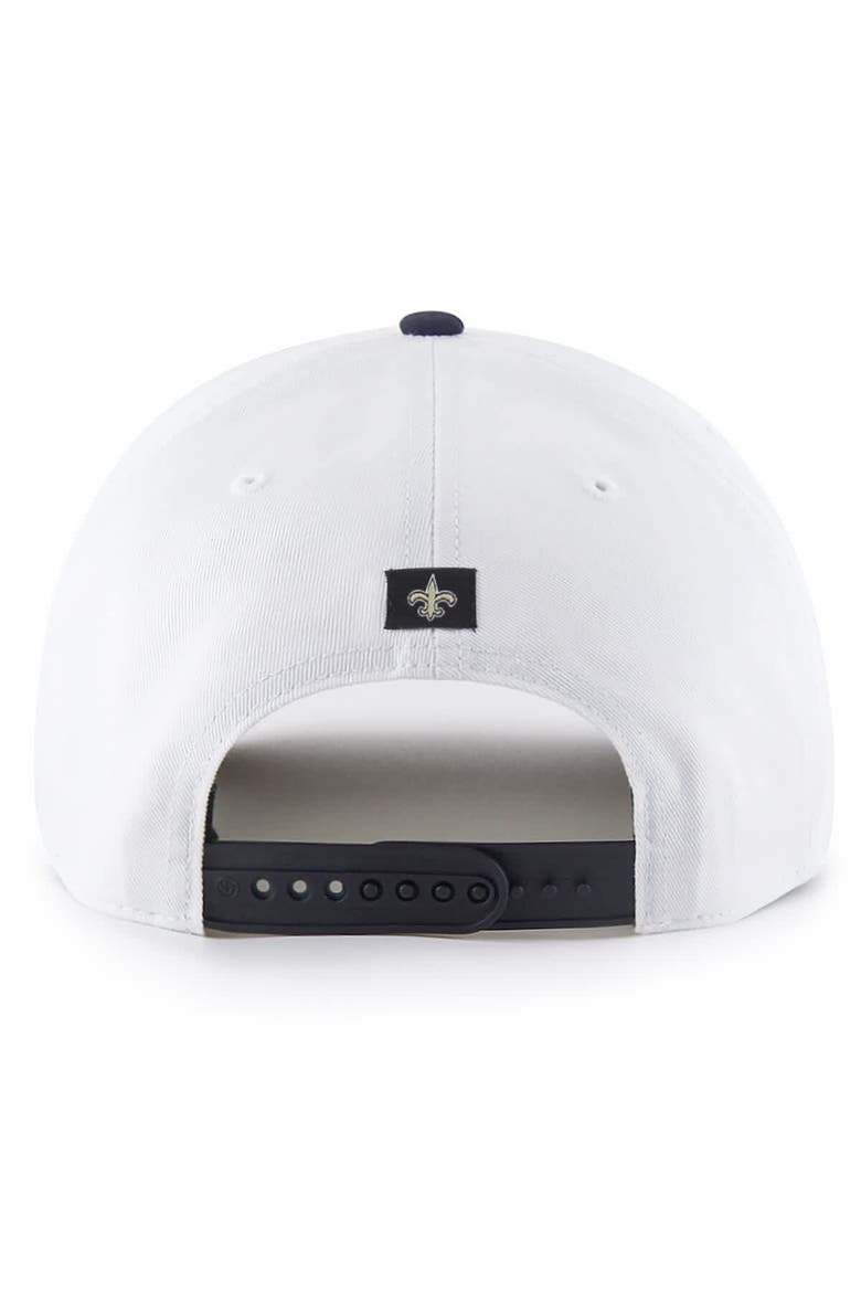 Men's '47 White New Orleans Saints Patriotic Overhand Hitch Adjustable Hat, Alternate, color, White