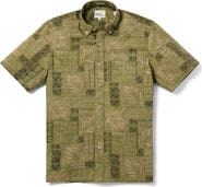 Reyn Spooner Dusty Fronds Classic Fit Short Sleeve Button-Down Shirt