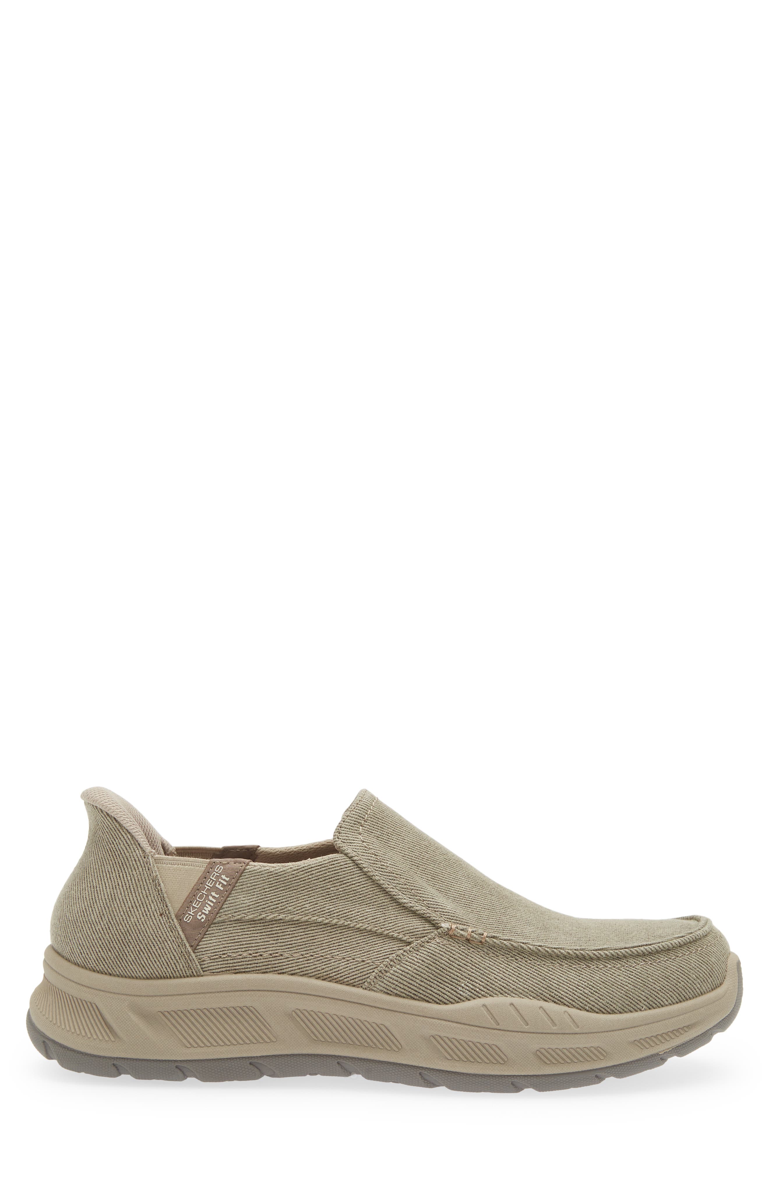 SKECHERS Swift-Fit Slip-On Sneaker, Alternate, color, Taupe
