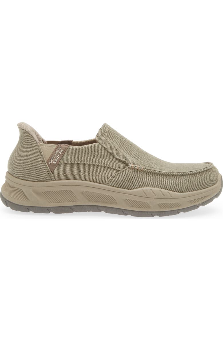 SKECHERS Swift-Fit Slip-On Sneaker, Alternate, color, Taupe