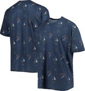 BOXERCRAFT Men's Navy Sugar Land Space Cowboys Allover Print Crafted T-Shirt