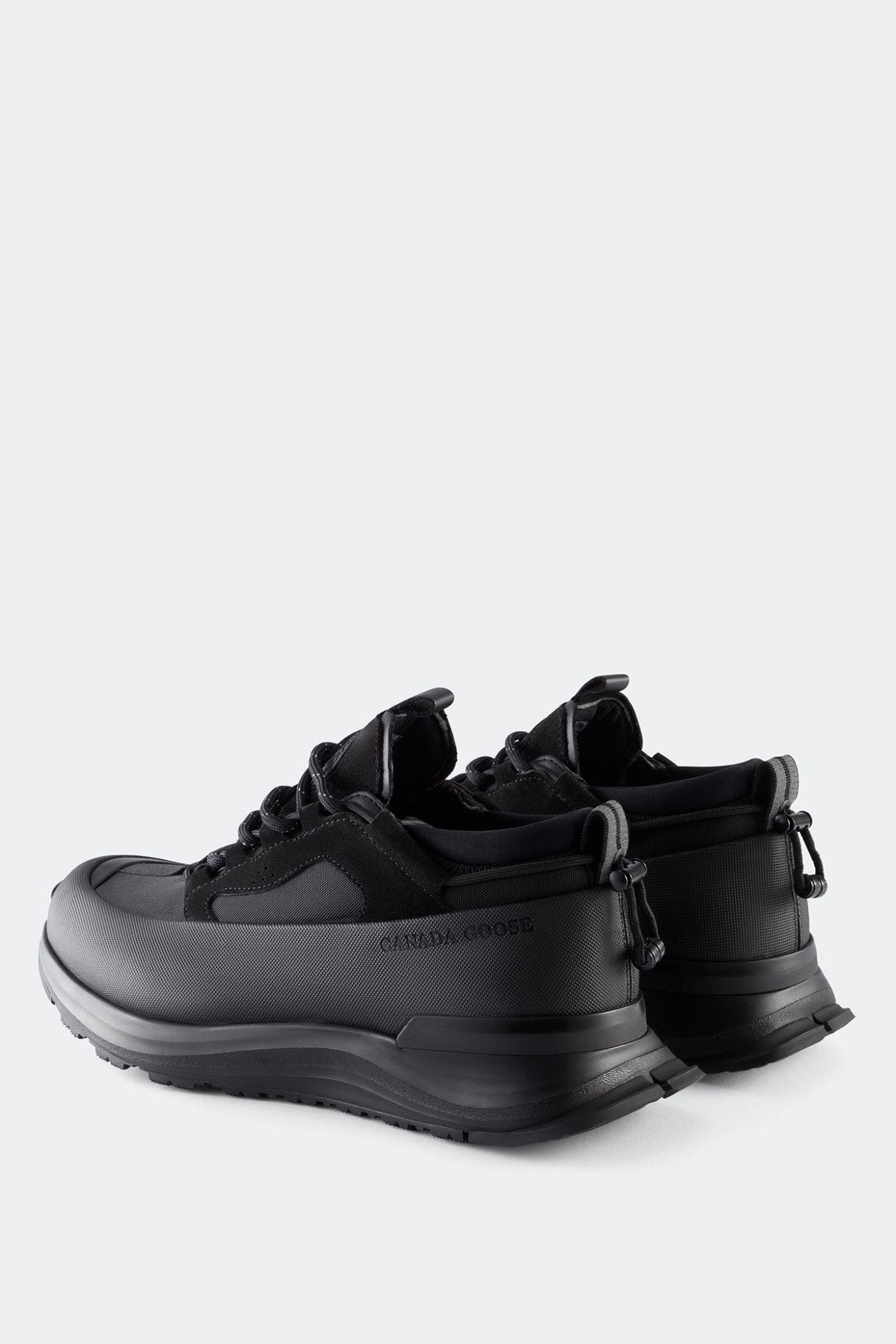 Women's Glacier Trail Sneaker, Alternate, color, Black/Black