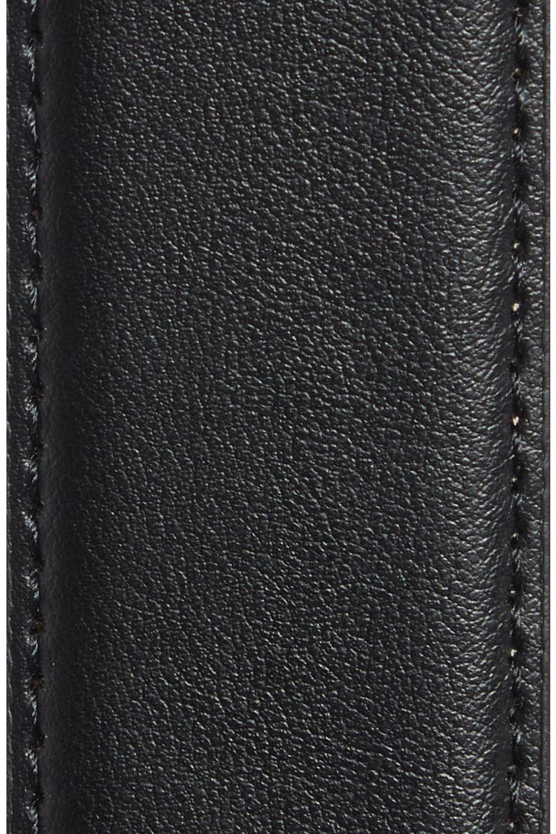 Casual Leather Belt, Alternate, color, BLACK/ BROWN