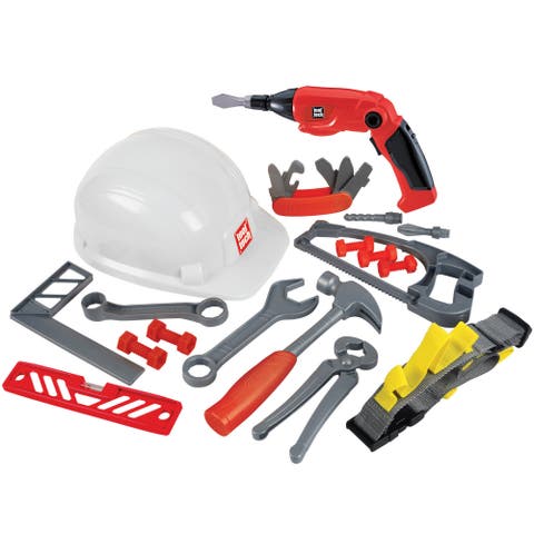 Tool Tech Deluxe Helmet Toy Tool Set