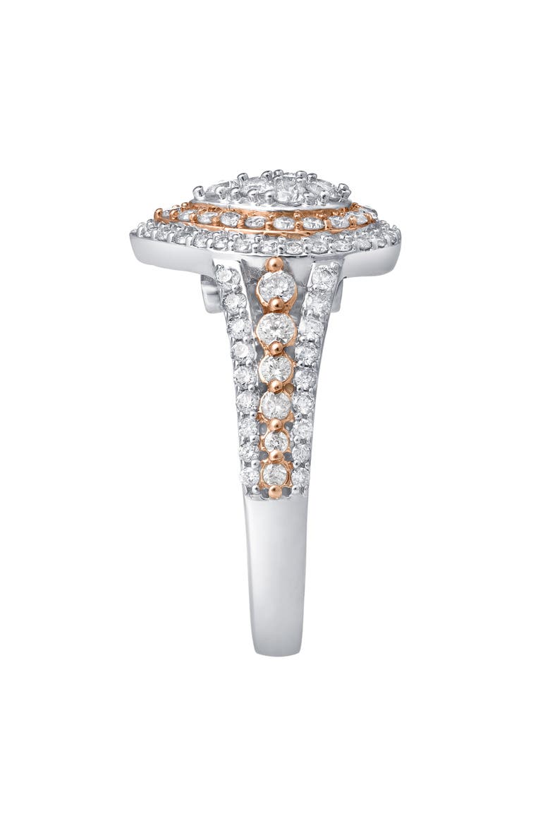 Eternal Drop 1.15 Ct 10K Gold Diamond Ring, Alternate, color, 10K White Gold