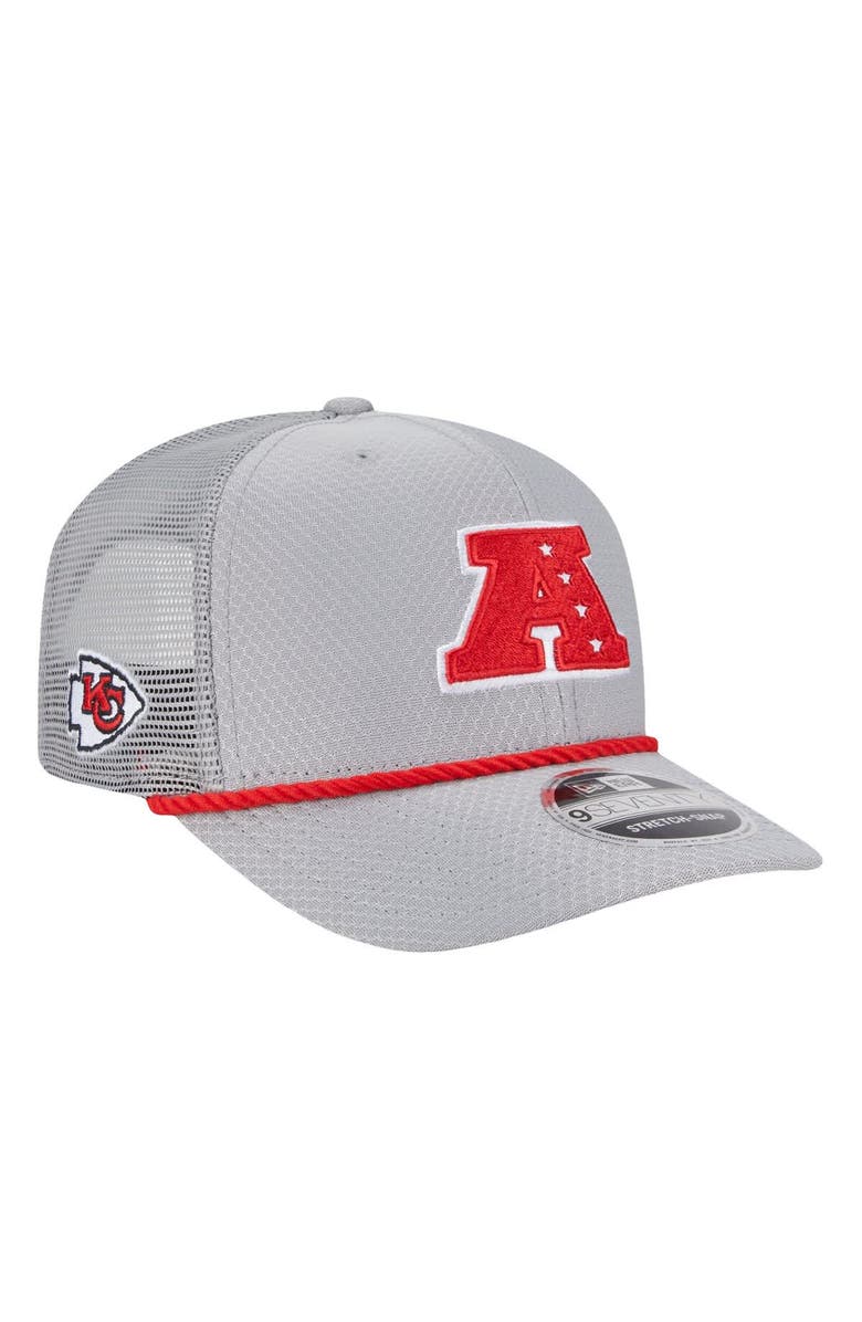New Era Men's New Era Gray Kansas City Chiefs 2025 Pro Bowl 9SEVENTY Stretch-Snap Hat, Main, color, Gray