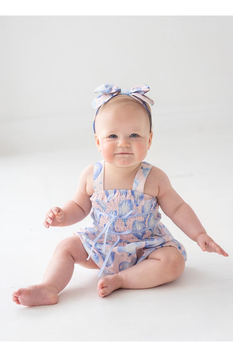 Mabel + Honey Up and Away Sleeveless Romper, Alternate, color, Blue