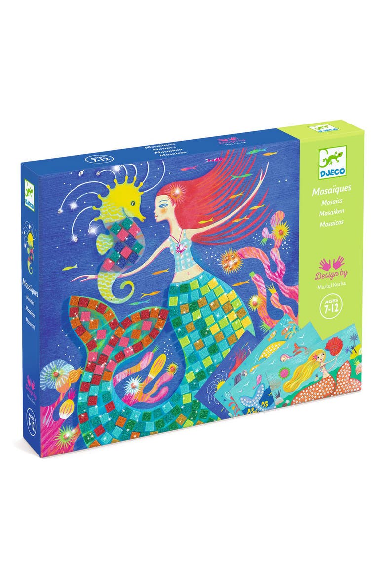 Kids' The Mermaids Song Mosaic Art Kit, Main, color, MULTI
