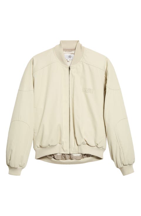 Cotton Twill Bomber Jacket