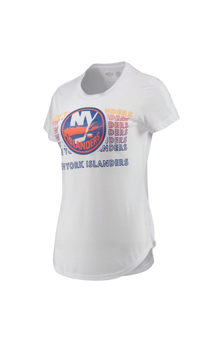 CONCEPTS SPORT Women's Concepts Sport White/Charcoal New York Islanders Sonata T-Shirt & Leggings Set, Alternate, color, 