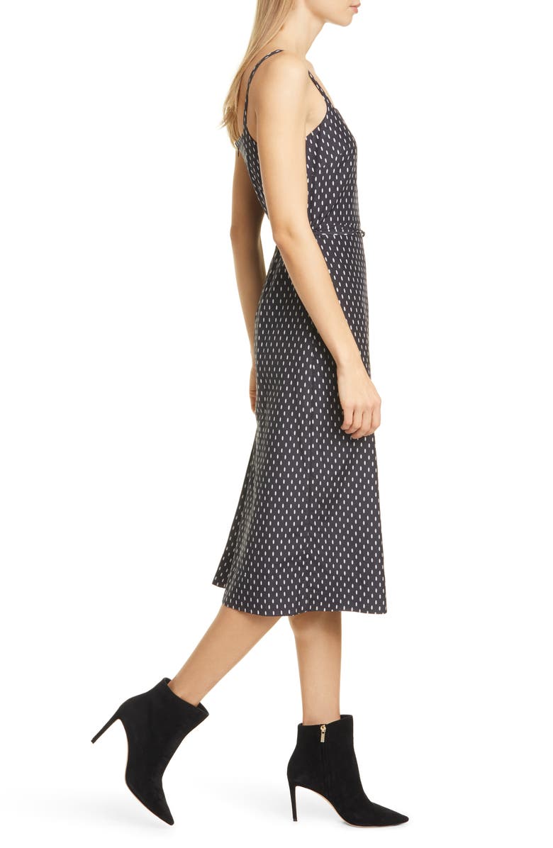 Equipment Paethina Geo Print Cotton & Silk Dress, Alternate, color, 