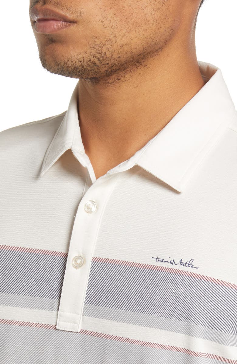 TravisMathew Counting Cards Cotton Blend Polo, Alternate, color, 
