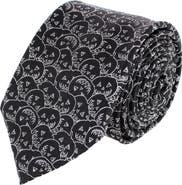 Trafalgar Jack O'lantern Smiley Halloween Novelty Silk Necktie