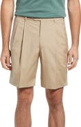 Berle Prime Pleated Poplin Shorts