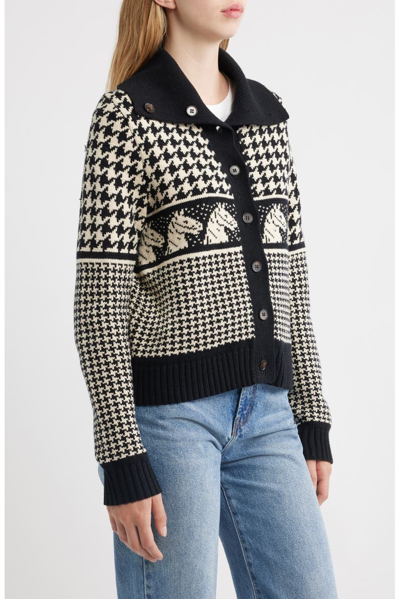 Pony Cardigan, Alternate, color, BLACK