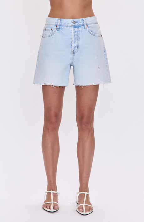 Pistola Andie High Waist Denim Cutoff Shorts