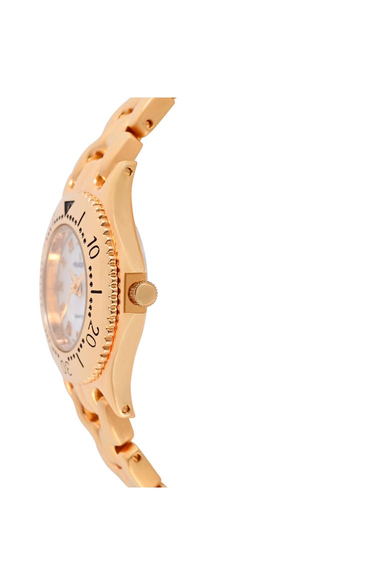 Luxury MOP Bracelet Watch- 25MM, Alternate, color, Gold