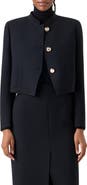 Akris Kadet Short Wool Jacket