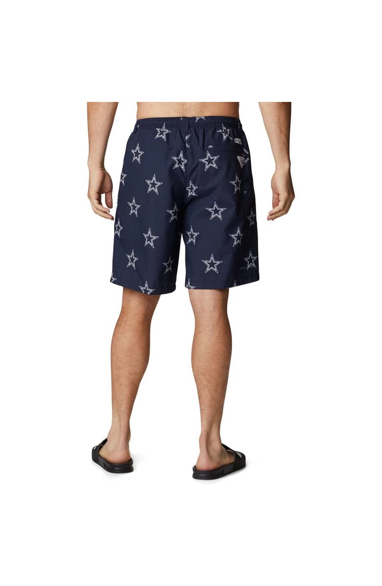 Columbia Men's Columbia Navy Dallas Cowboys Backcast III Printed Shorts, Alternate, color, Navy