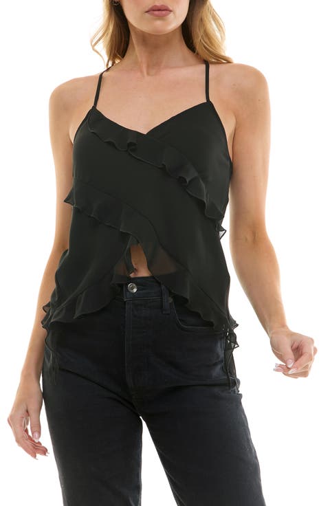 Ruffle Woven Camisole