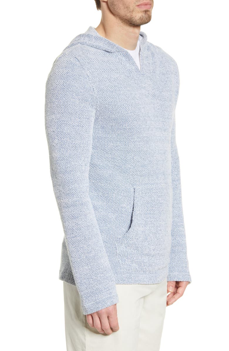 Faherty Baja Beach Hoodie, Alternate, color, Whitewater