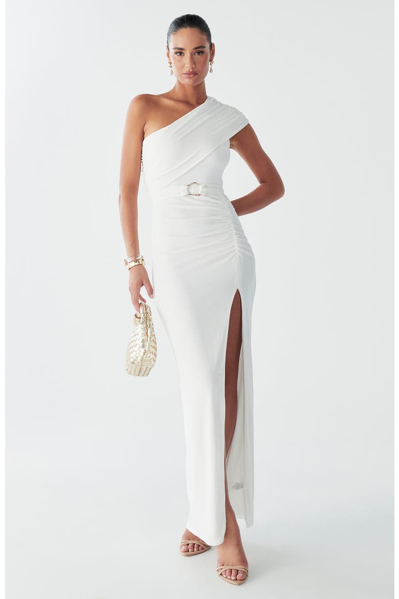 Meliza Dress, Main, color, White