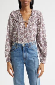 Ulla Johnson Florelle Cotton Blend Top