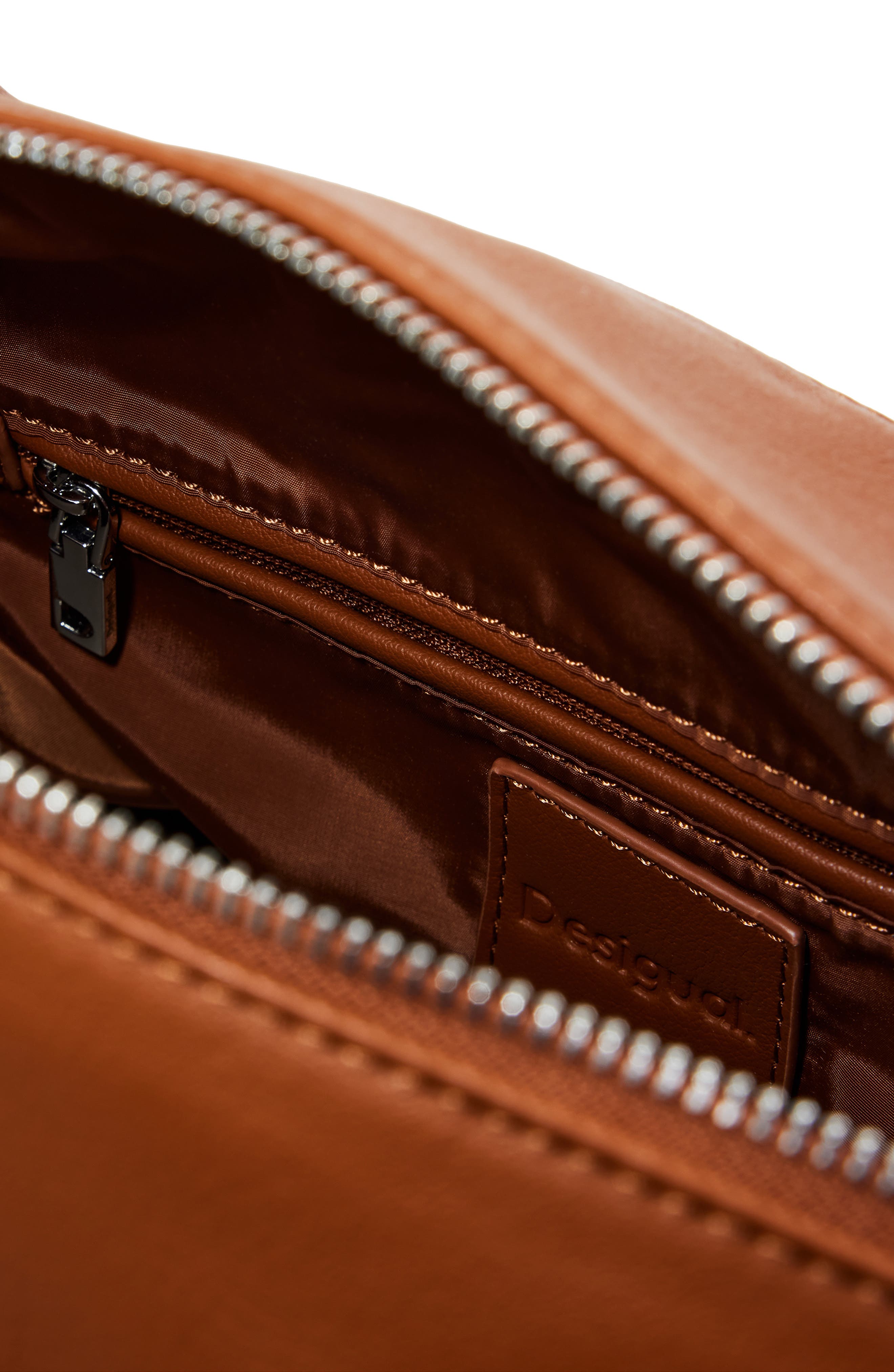 Desigual Faux Leather Shoulder Bag, Alternate, color, 