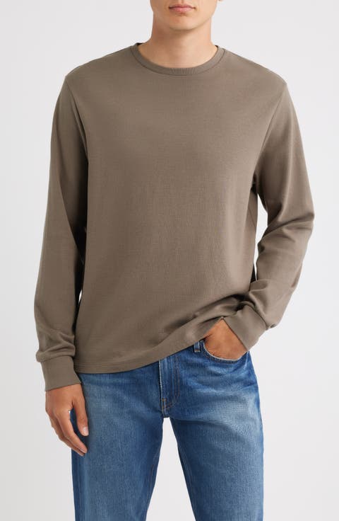Duo Fold Long Sleeve Cotton T-Shirt