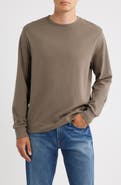 FRAME Duo Fold Long Sleeve Cotton T-Shirt