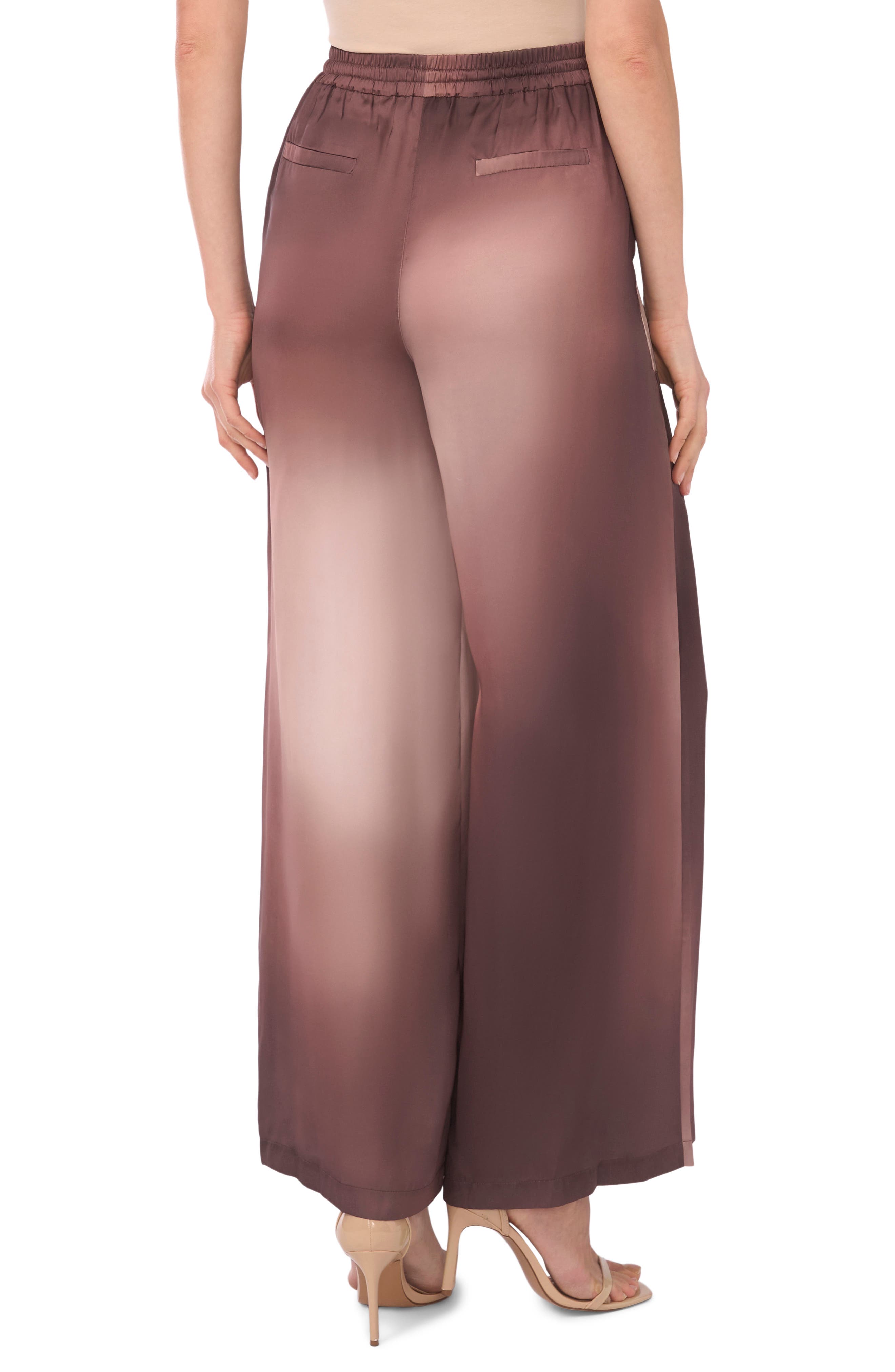 Drawstring Waist Wide Leg Pants - image 2
