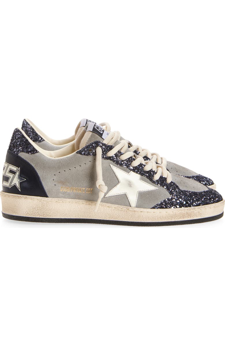 Golden Goose Ball Star Low Top Sneaker, Alternate, color, Grey/ Navy Blue/ Cream