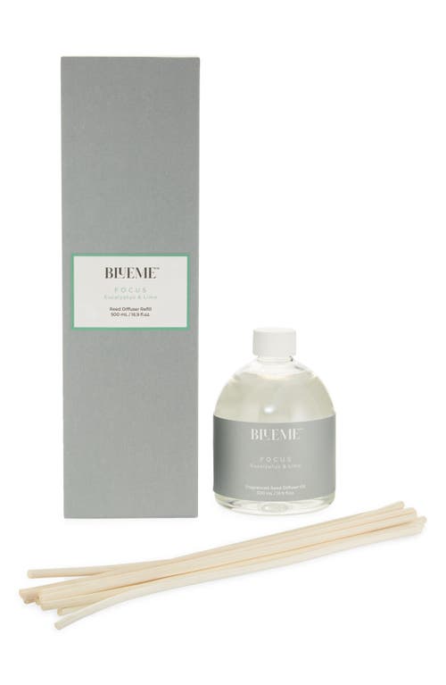 Blueme Focus Large Reed Diffuser Refill In Transparent