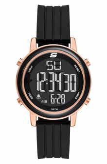 Westport Digital Silicone Strap Watch, 40mm