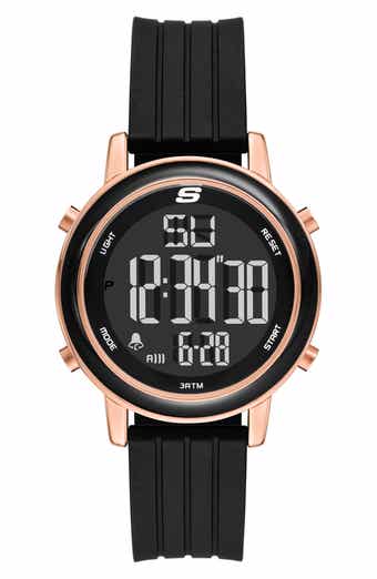 Westport Digital Silicone Strap Watch, 40mm