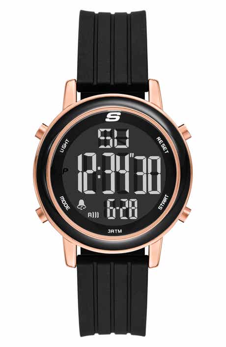 Westport Digital Silicone Strap Watch, 40mm