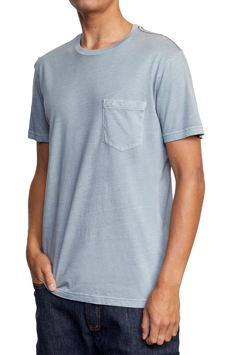 RVCA Pocket T-Shirt, Alternate, color, Monument