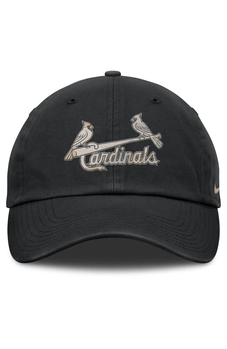 Nike Men's Nike Black St. Louis Cardinals Camo Pack Club Adjustable Hat, Alternate, color, Black